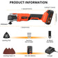 Multitool Oscillating Saw Tool with 6 Variable Speeds