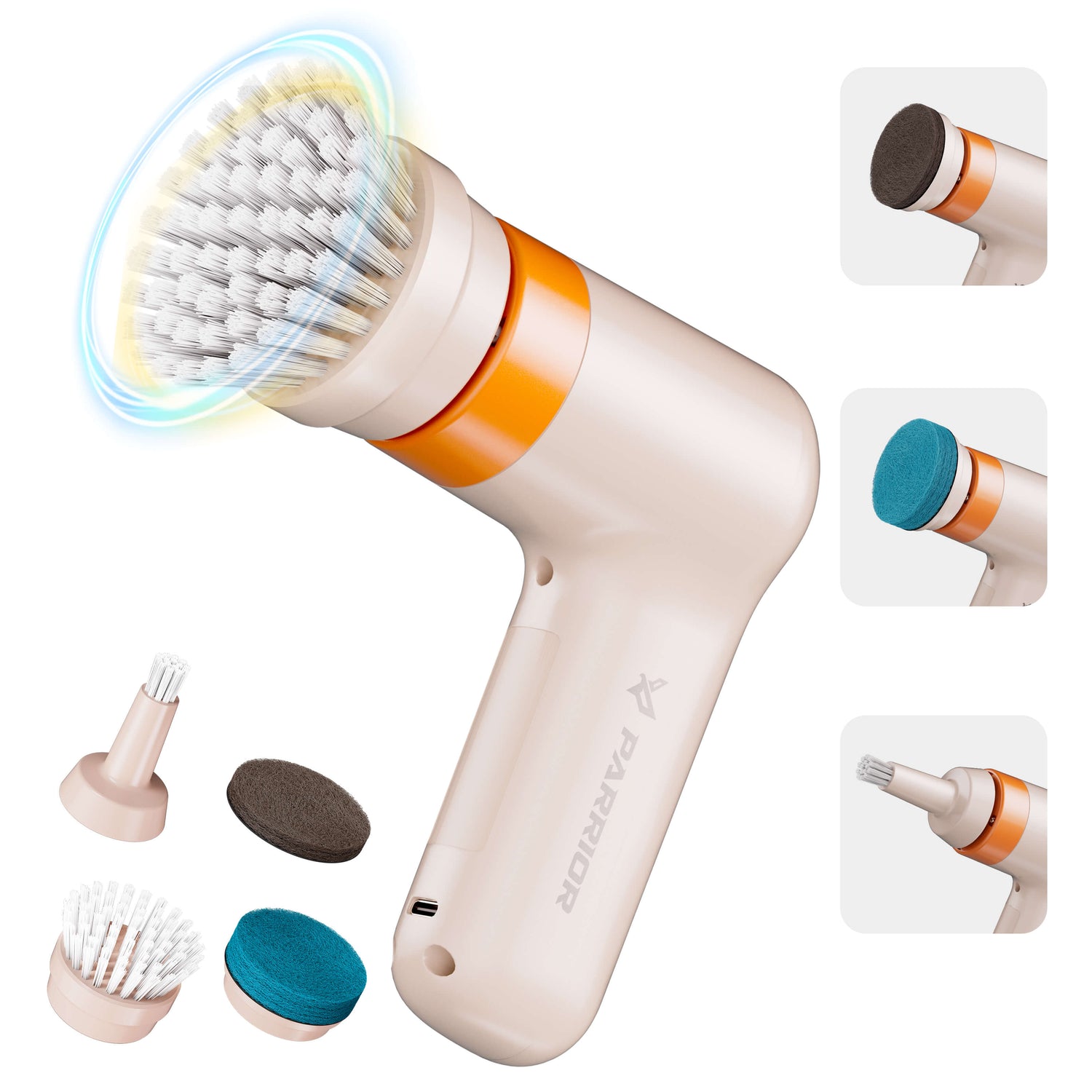 Parrior M4L cordless electric spin scrubber